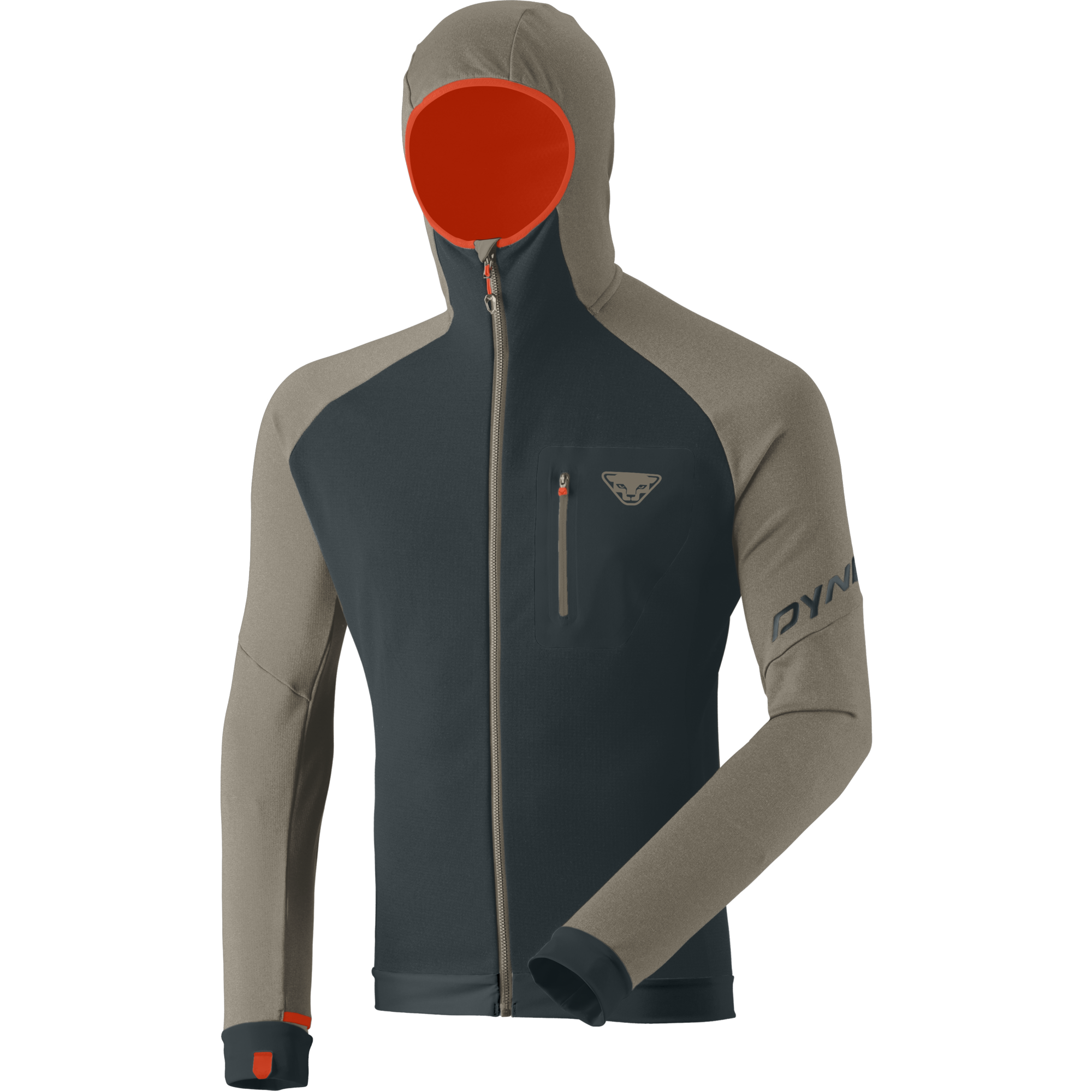 DYNAFIT Radical Polartec® Hooded Jacket Men Rock Khaki