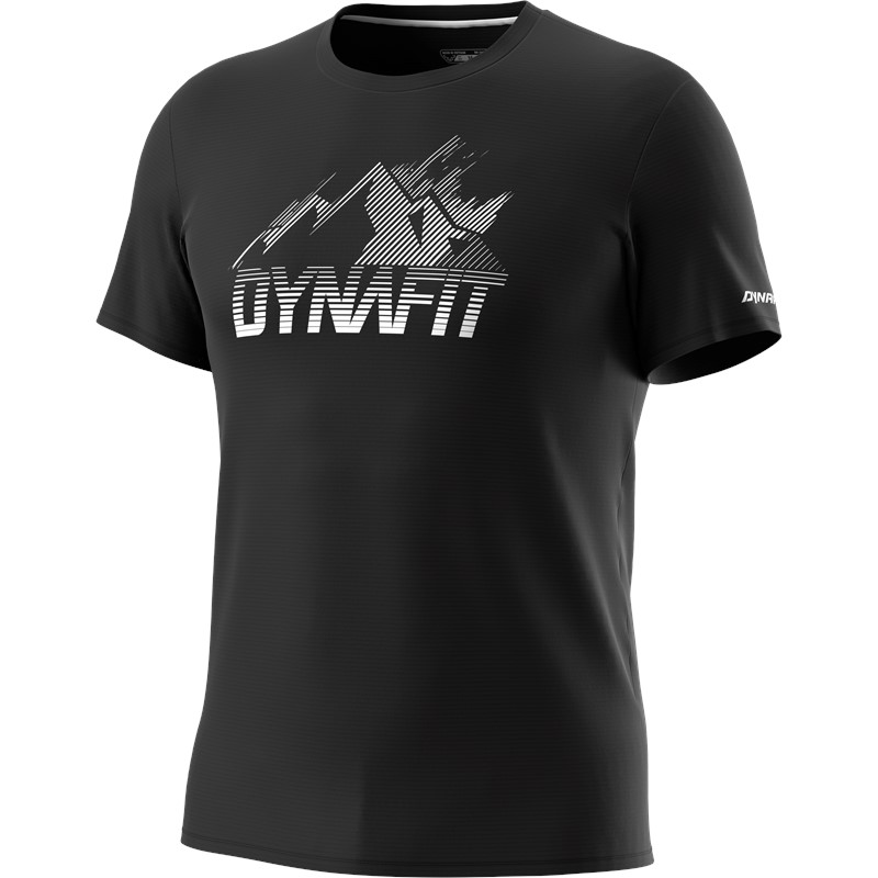 DYNAFIT Transalper Graphic Pánské Tričko Black Out