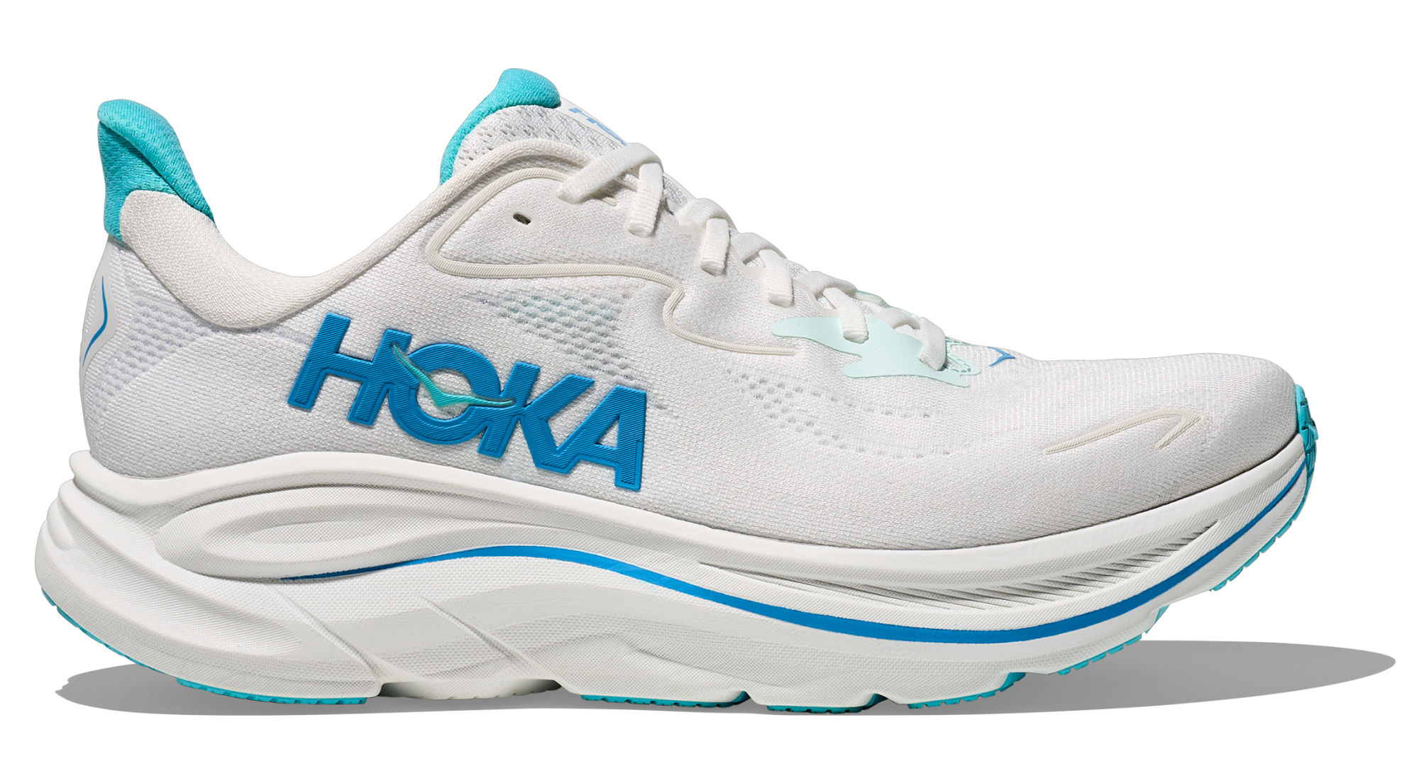 HOKA Clifton 10 M White / Skyward Blue