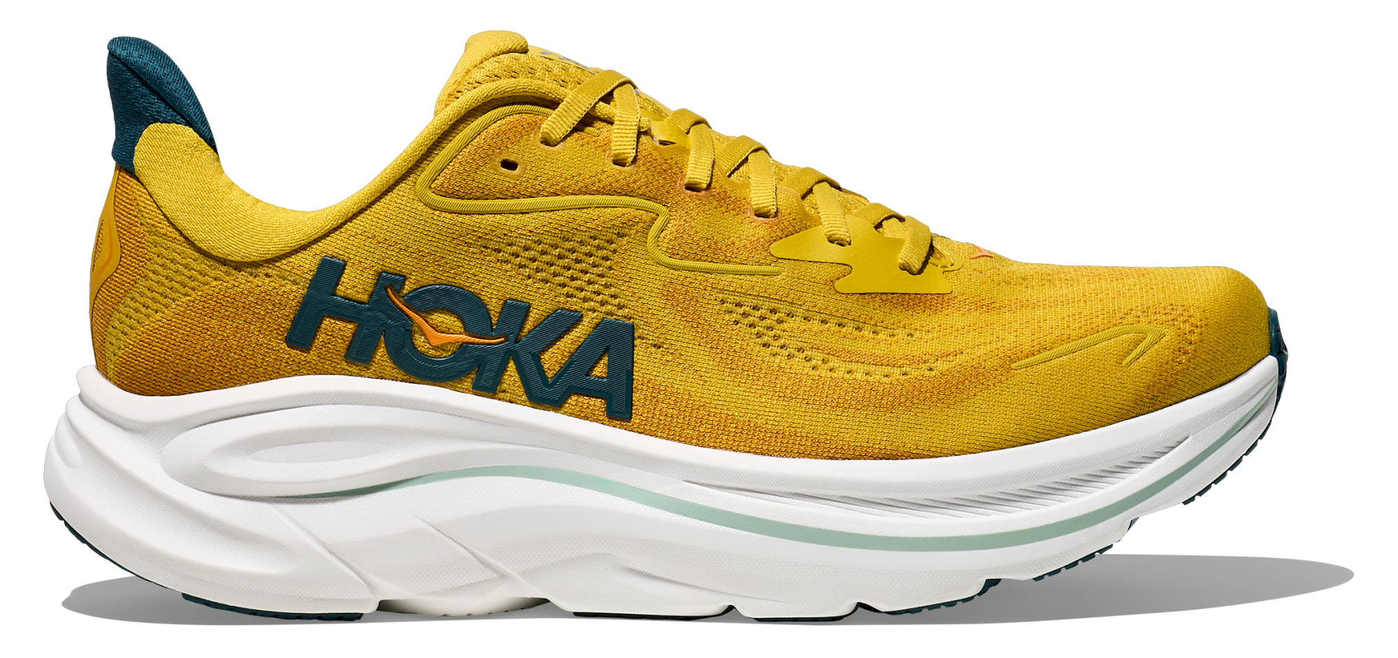 HOKA Clifton 10 M Yellow Gold / Tidal Wave