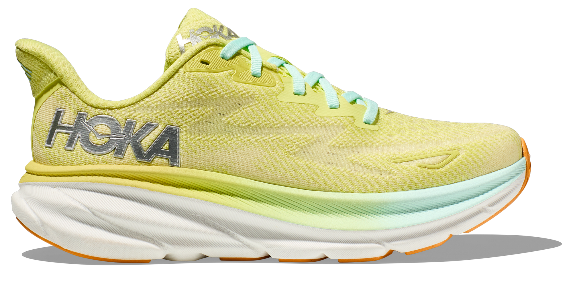 HOKA CLIFTON 9 W WIDE CITRUS GLOW / SUNLIT OCEAN