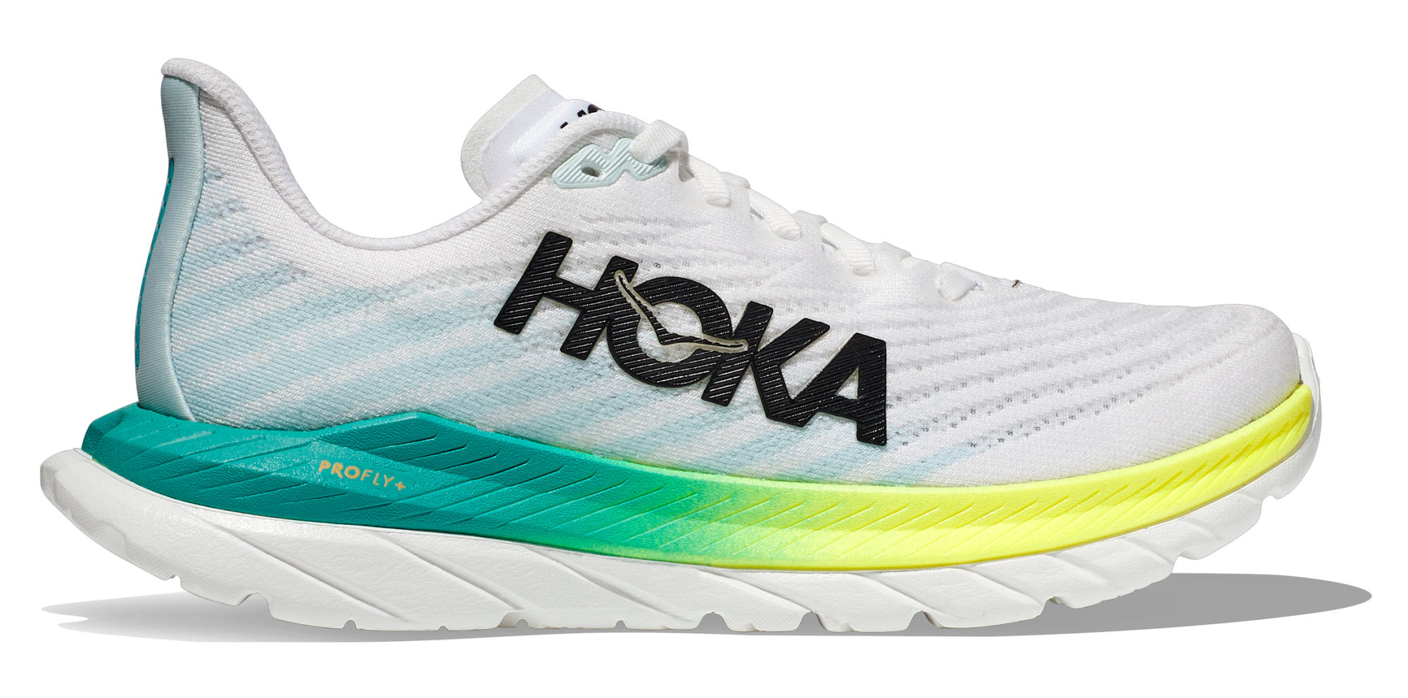 HOKA MACH 5 M WHITE / BLUE GLASS