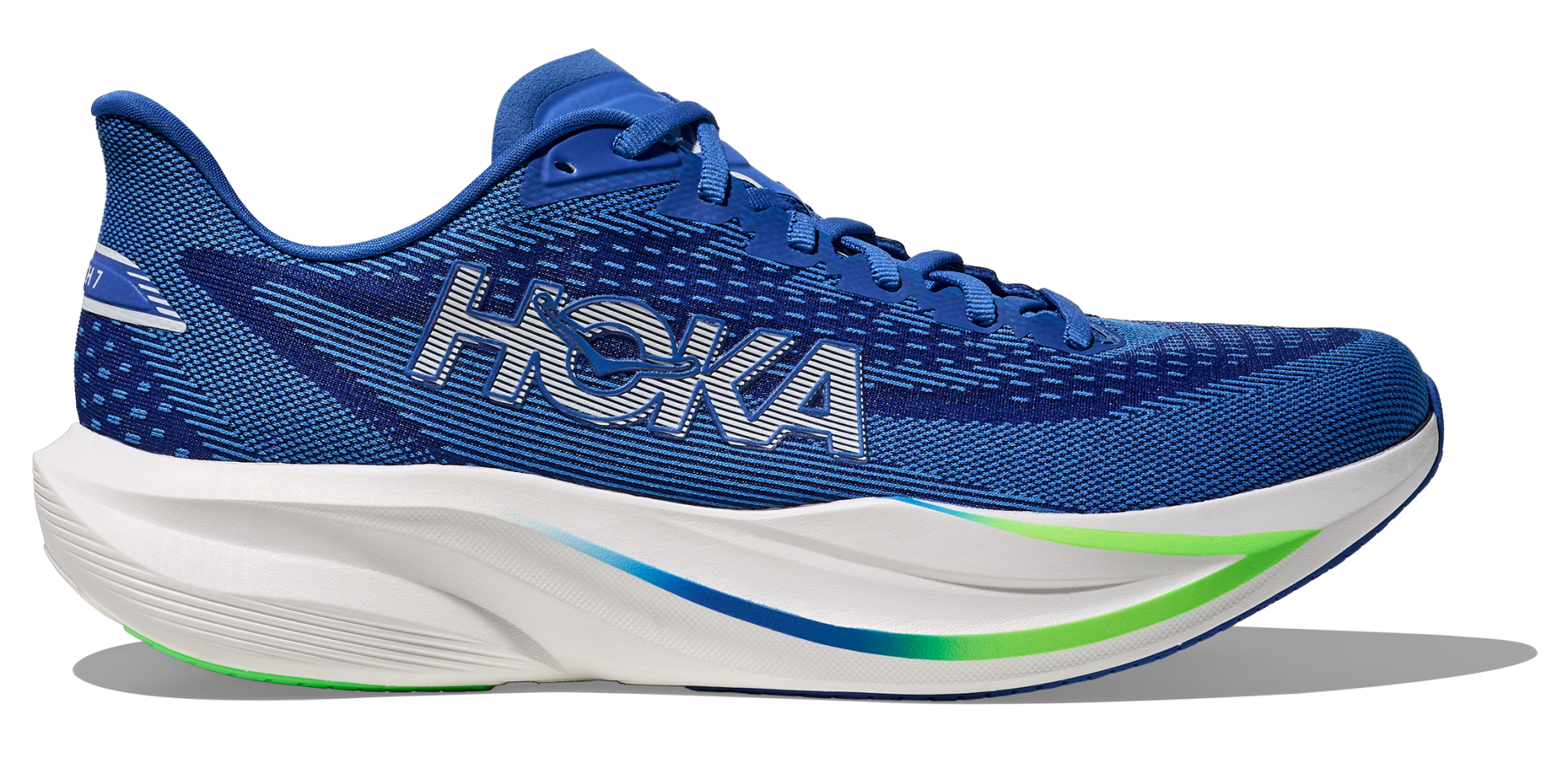 HOKA Mach 7 M Cobalt Blue / Neon Gren