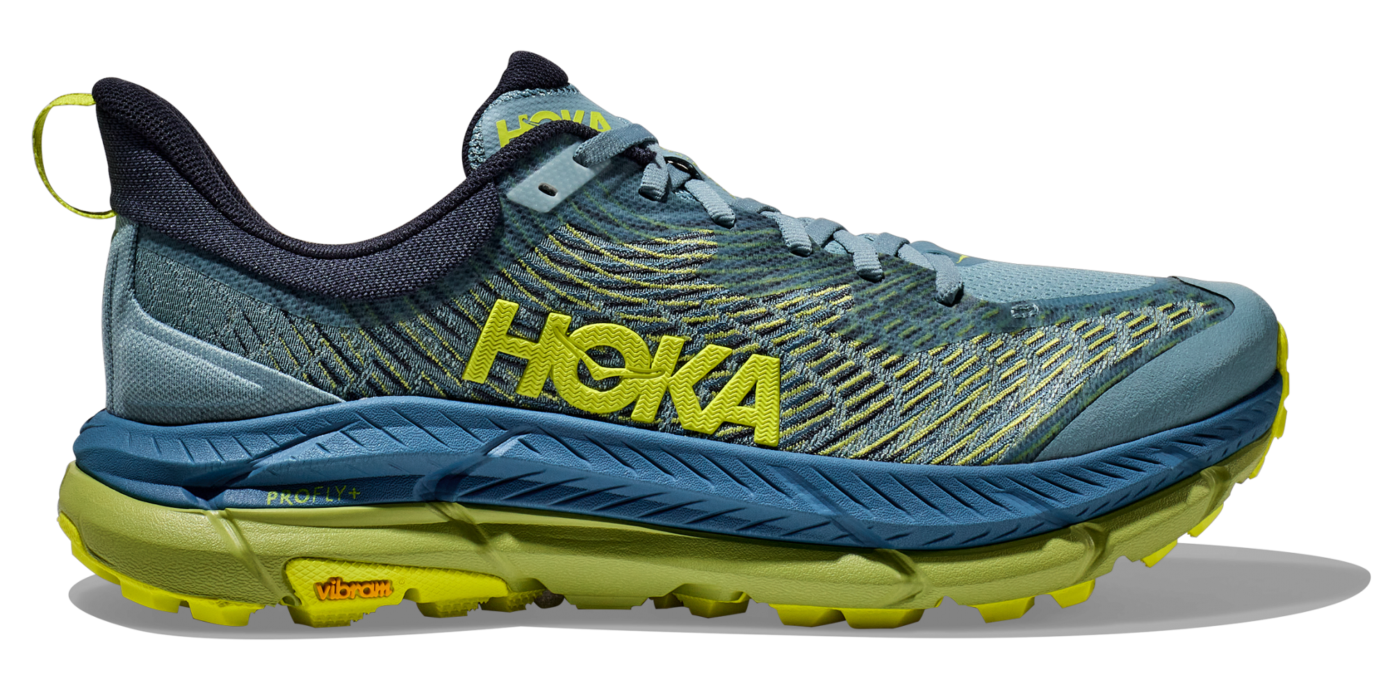 HOKA MAFATE SPEED 4 STONE BLUE / DARK CITRON