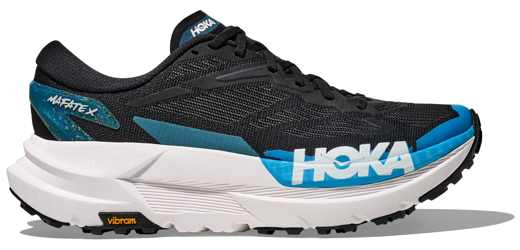 HOKA Mafate X M Black / Skyward Blue
