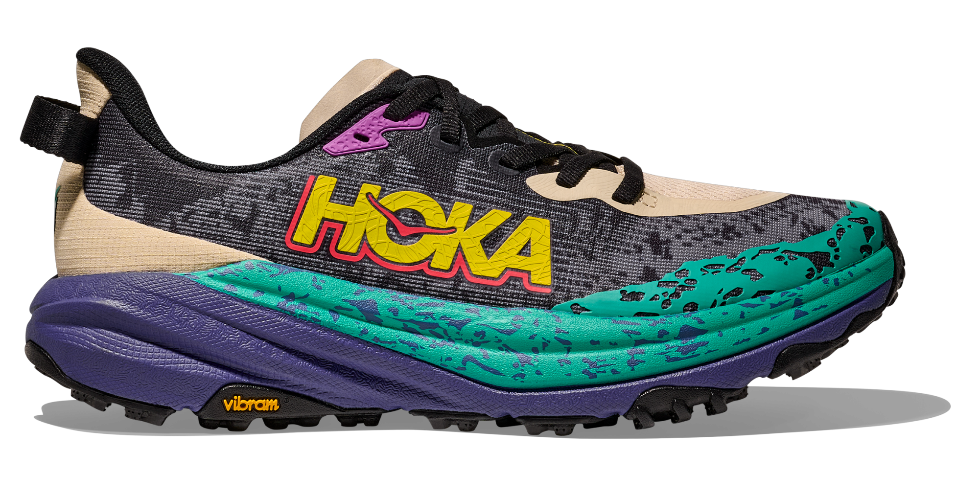 HOKA Speedgoat 6 M Oatmeal / Mountain Iris