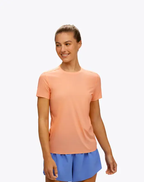 HOKA W AIROLITE RUN SHORT SLEEVE Papaya
