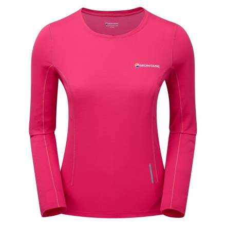 MONTANE WOMENS CLAW LONG SLEEVE T-SHIRT Dolomite Pink