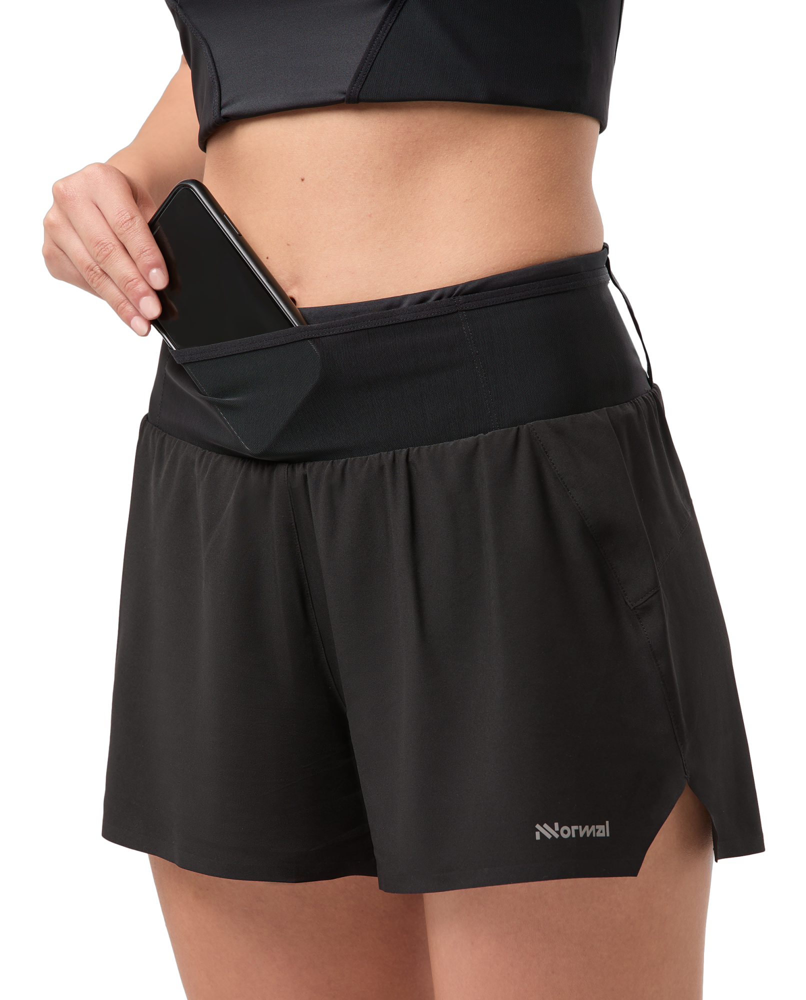 NNormal Race Shorts W Black