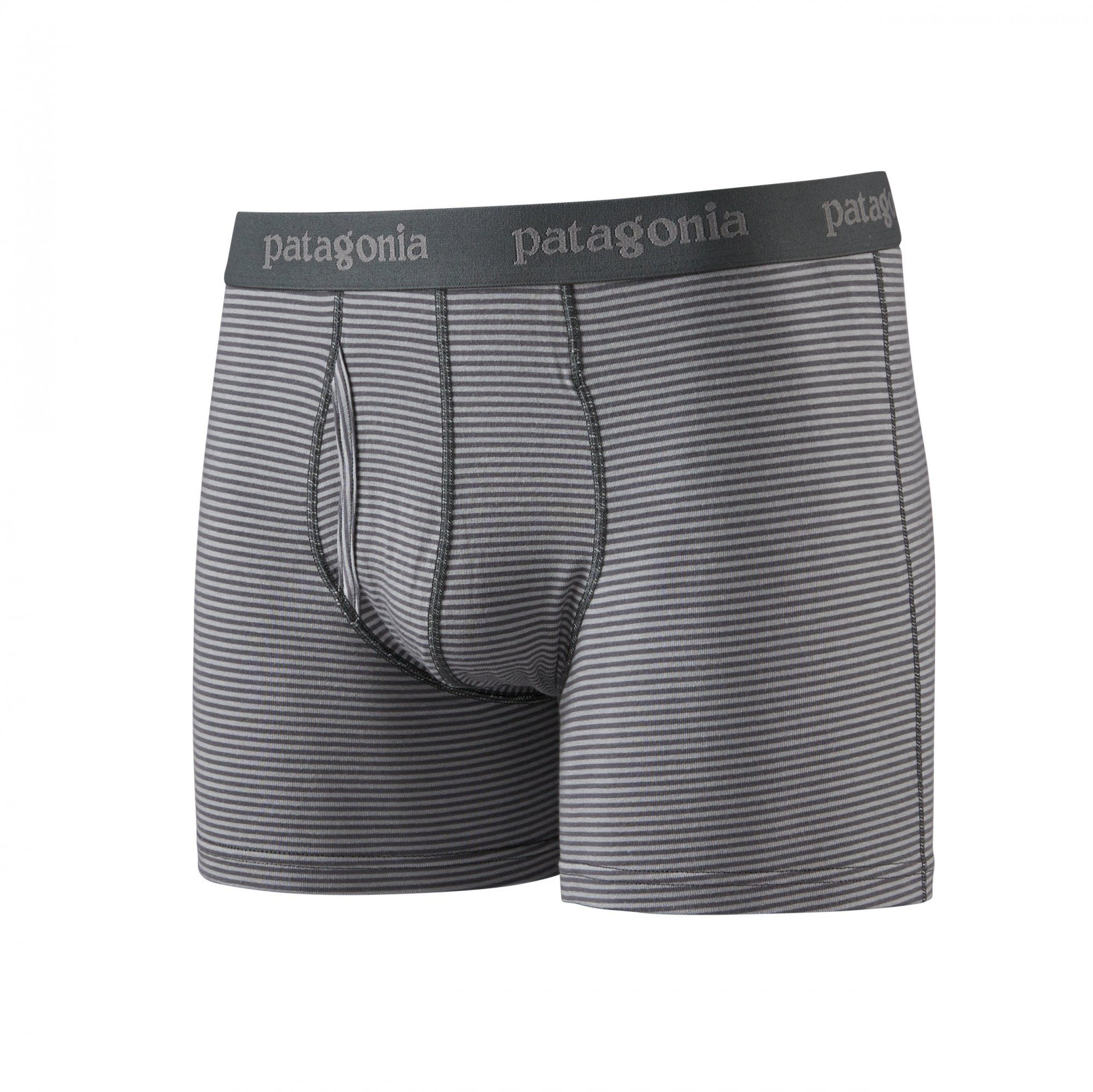 PATAGONIA Men's Essential Boxer Briefs - 3" Fathom: Forge Grey