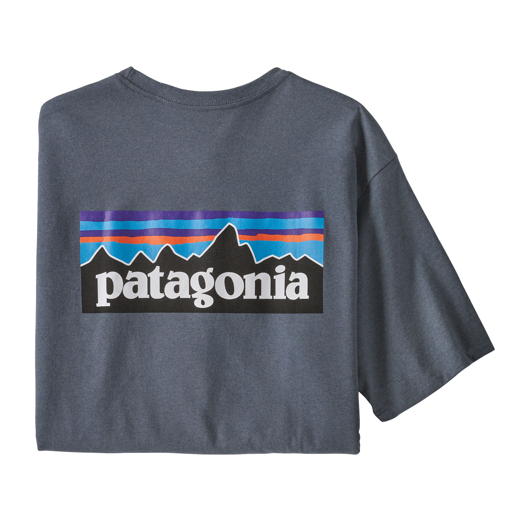 PATAGONIA Men's P-6 Logo Responsibili-Tee® Plume Grey