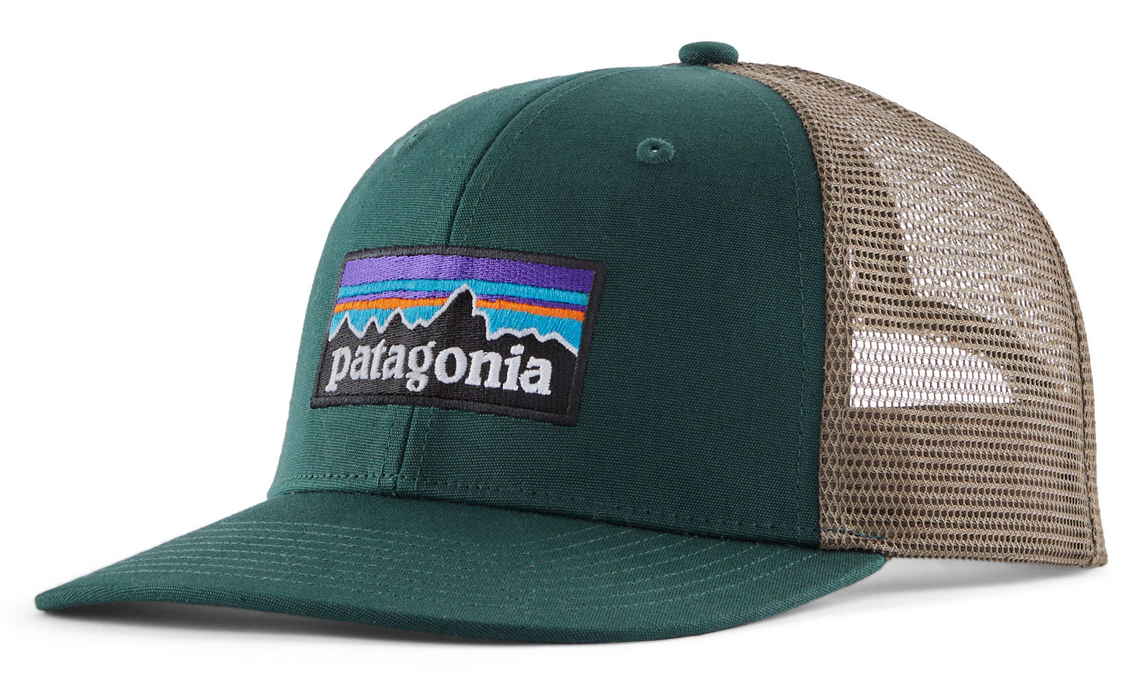 PATAGONIA P-6 Logo Trucker Hat Cascade Green