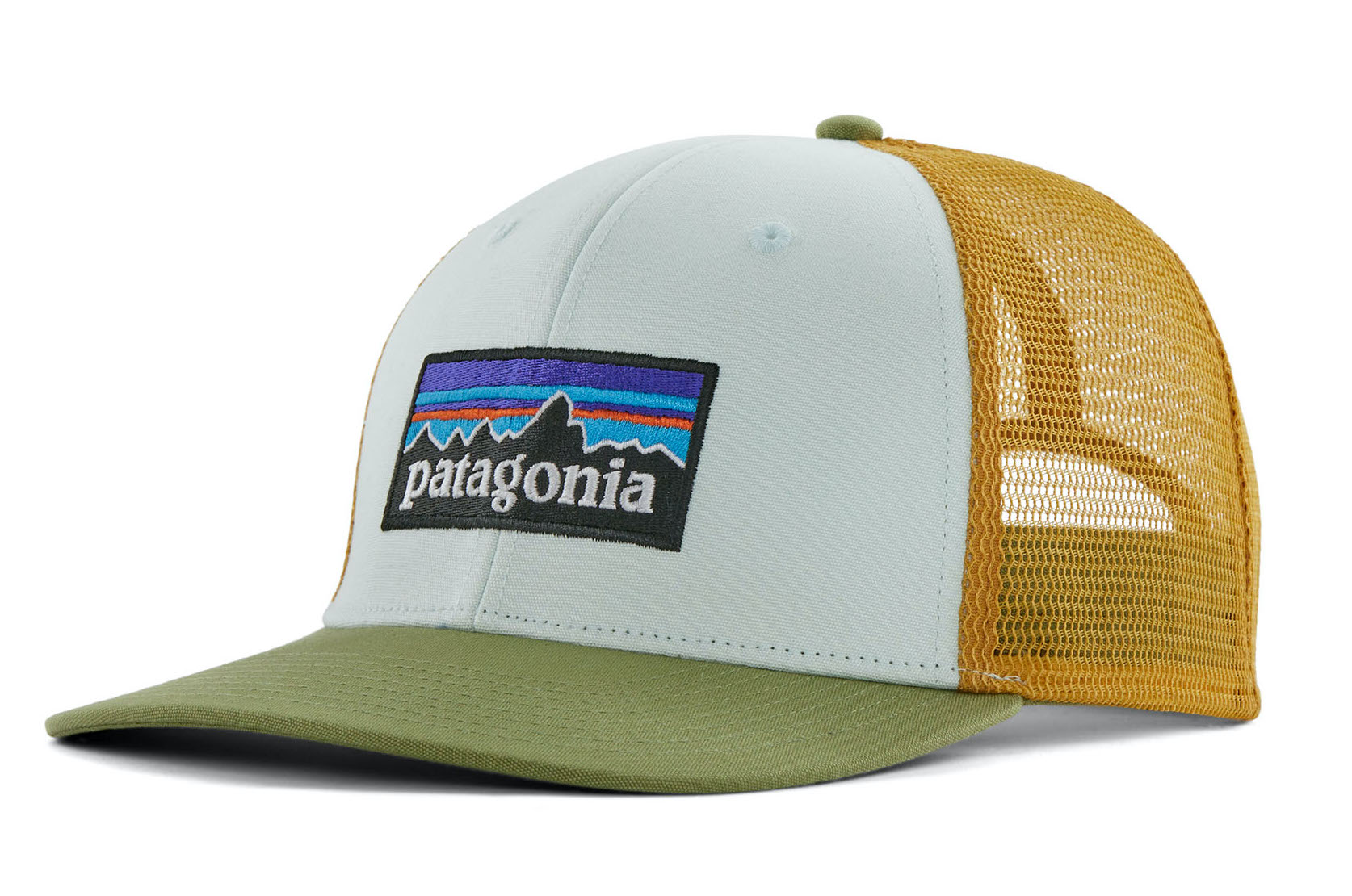 PATAGONIA P-6 Logo Trucker Hat Wispy Green