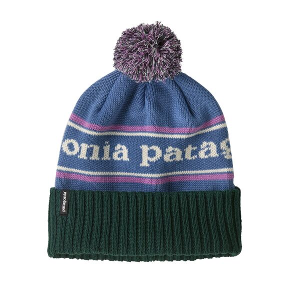 PATAGONIA Powder Town Beanie Park Stripe: Barnacle Blue