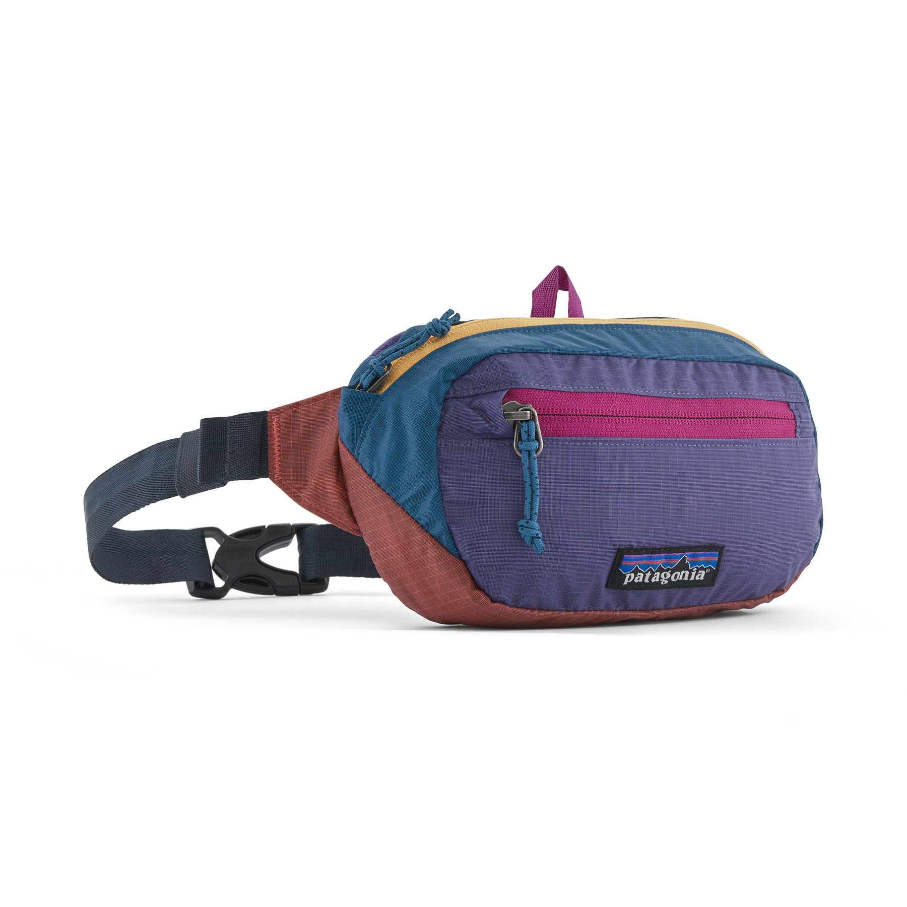 PATAGONIA Ultralight Black Hole® Mini Hip Pack 1L Patchwork: Coral