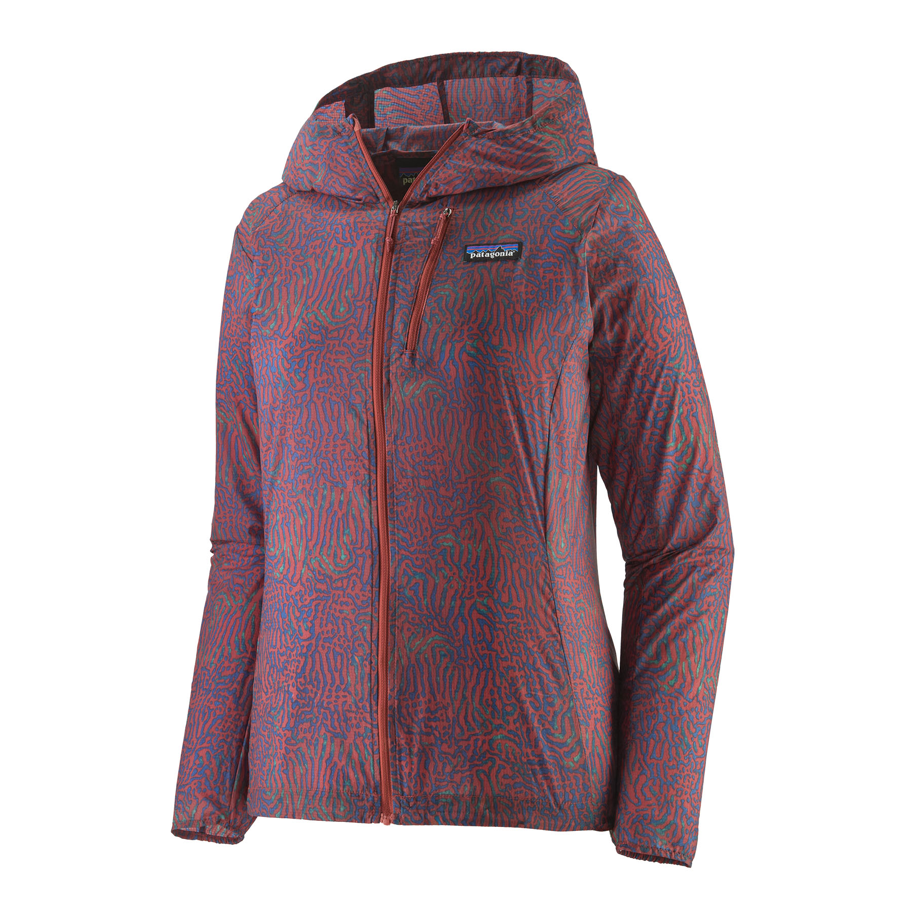 PATAGONIA Women's Houdini Jacket Sea Run: Potters Red