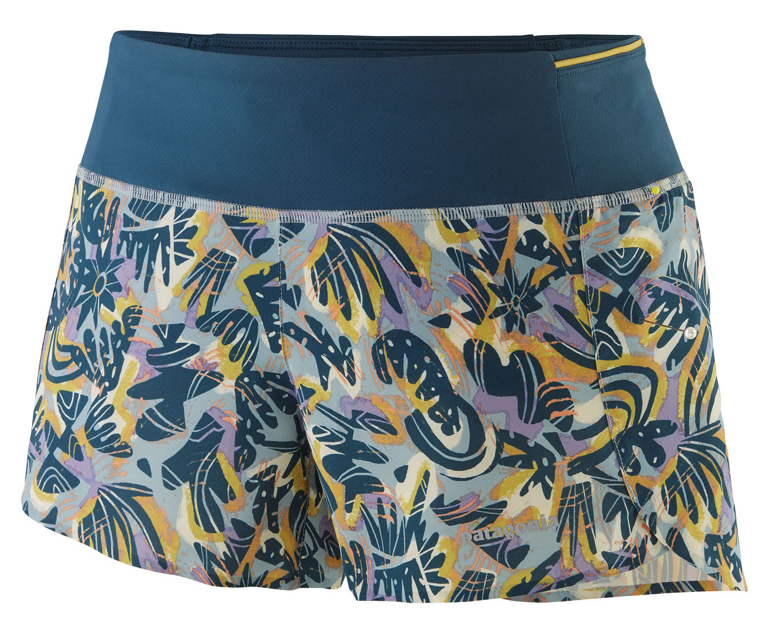 PATAGONIA Women's Strider Pro Shorts - 3½" Wild Botanist: Thermal Blue