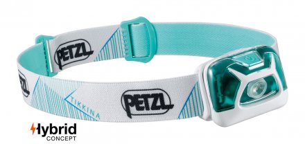 PETZL TIKKINA HYBRID bílozelená