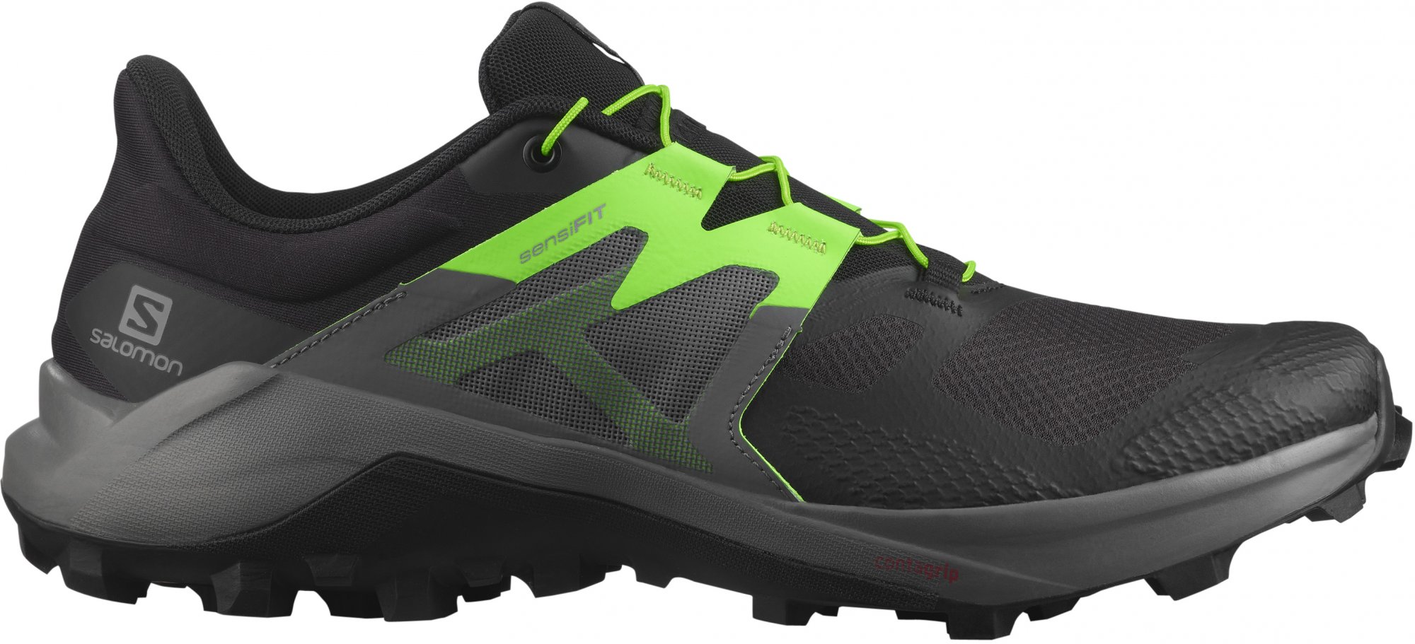 SALOMON WILDCROSS 2 Black/Quiet Shade/Green Gecko