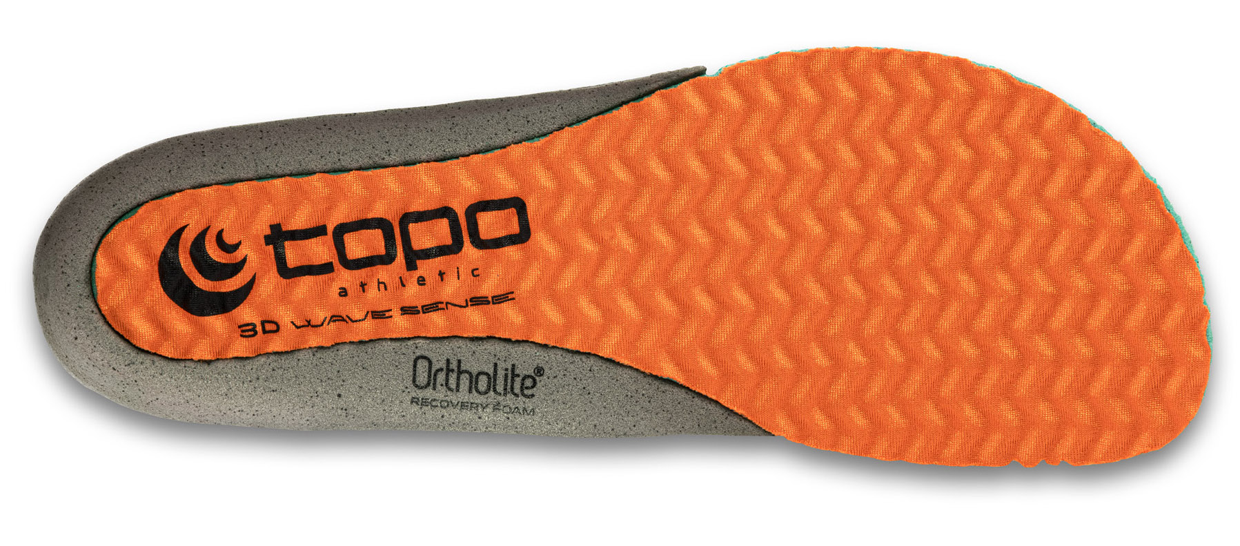 TOPO ATHLETIC 3D Wave Sense Insole M Orange / Black
