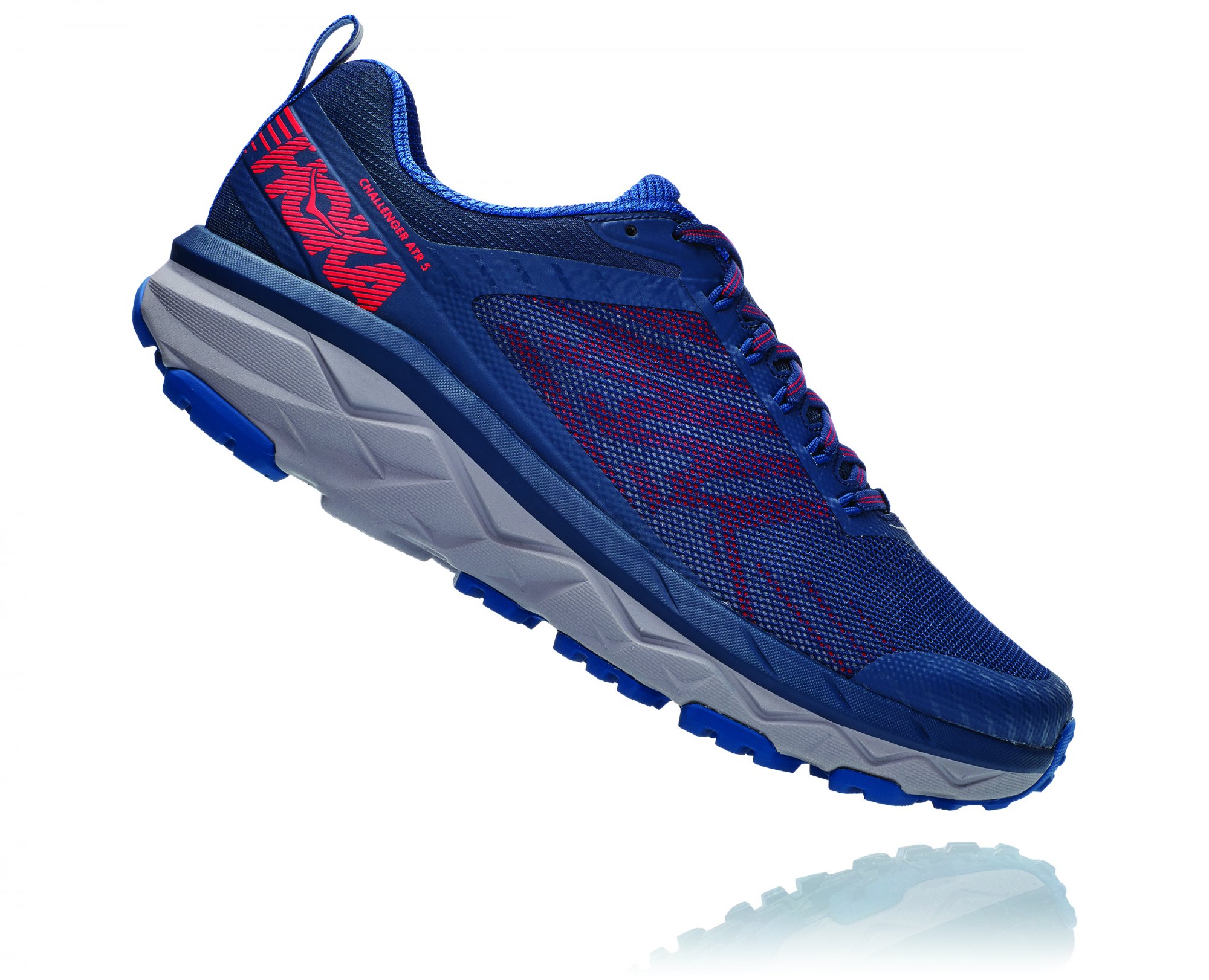 XXX HOKA CHALLENGER ATR 5 Dark Blue/High Risk Red