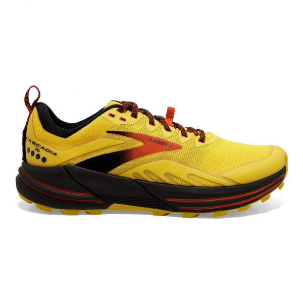 BROOKS Cascadia 16 Yellow/Black/Grenadine