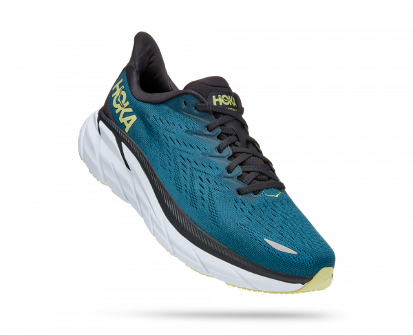 HOKA CLIFTON 8 WIDE BLUE CORAL / BUTTERFLY
