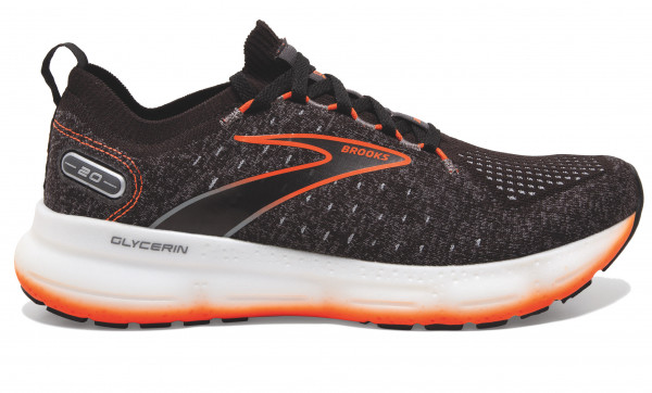 BROOKS Glycerin StealthFit 20 Black/Blackened Pearl/Flame