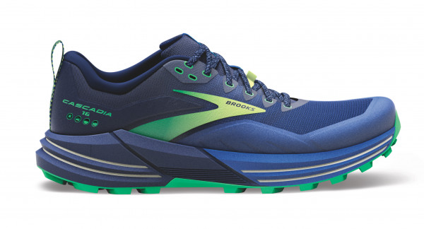 BROOKS Cascadia 16 Blue/Surf the Web/Green