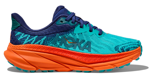 HOKA CHALLENGER ATR 7 W WIDE CERAMIC / VIBRANT ORANGE