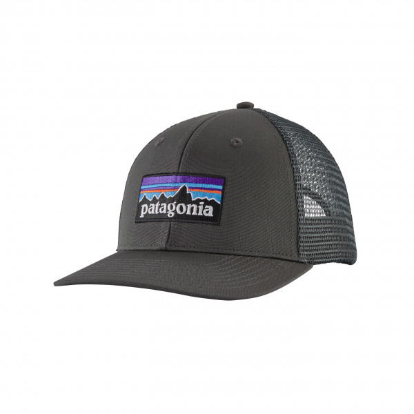 PATAGONIA P-6 Logo Trucker Hat Forge Grey