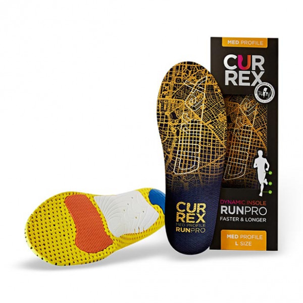 CURREX RunPro běžecké sportovní vložky MEDIUM - žlutá