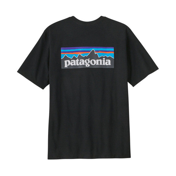 PATAGONIA Men's P-6 Logo Responsibili-Tee® Black