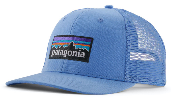 PATAGONIA P-6 Logo Trucker Hat Abundant Blue