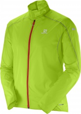 SALOMON S-LAB LIGHT JACKET M Granny Green