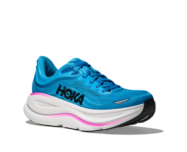 HOKA Bondi 9 W Skyward Blue / Neon Fuchsia