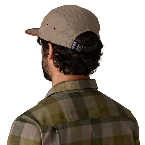 PATAGONIA Graphic Maclure Hat Shop Sticker: Marlow Brown