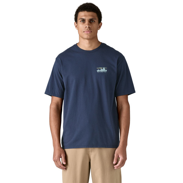 PATAGONIA Men's '73 Skyline Organic T-Shirt New Navy