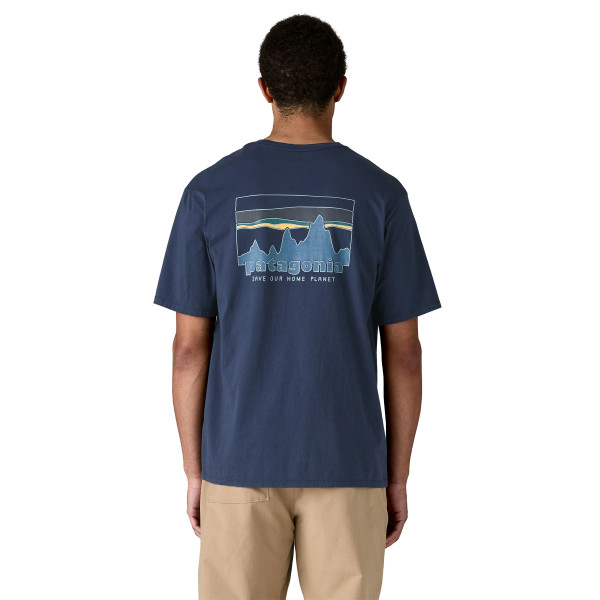 PATAGONIA Men's '73 Skyline Organic T-Shirt New Navy