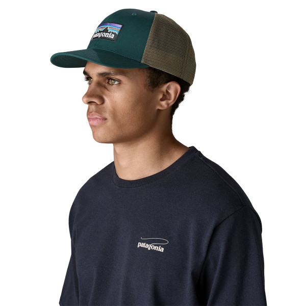 PATAGONIA P-6 Logo Trucker Hat Cascade Green