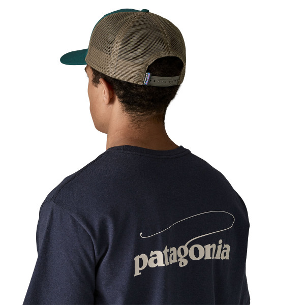 PATAGONIA P-6 Logo Trucker Hat Cascade Green