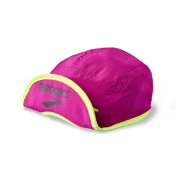 BROOKS Lightweight Packable Hat 2.0 Dk Fuchsia / Nightlife