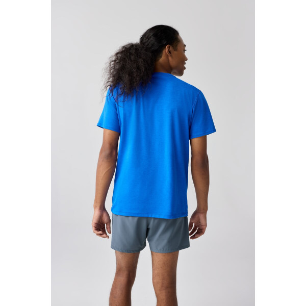 BROOKS Luxe Short Sleeve M Modrá