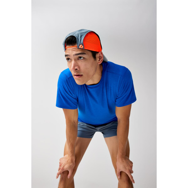 BROOKS Luxe Short Sleeve M Modrá