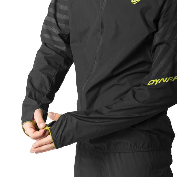 DYNAFIT Trail Reflective Wind Jacket Men Black Out