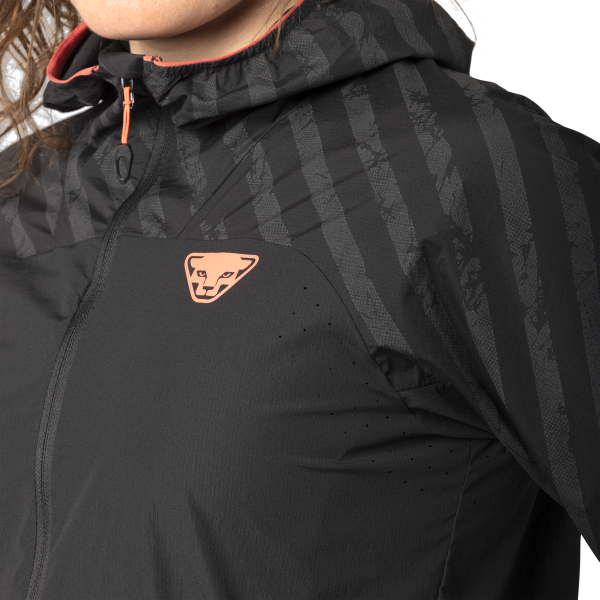 DYNAFIT Trail Reflective Wind Jacket Women Black Out