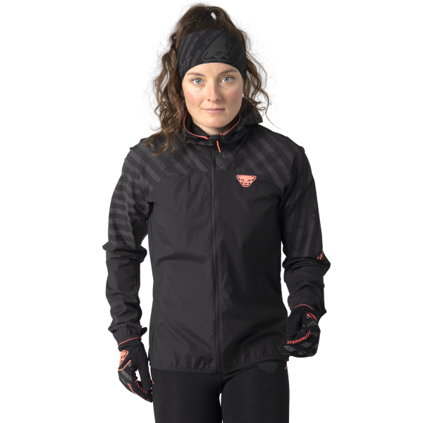 DYNAFIT Trail Reflective Wind Jacket Women Black Out