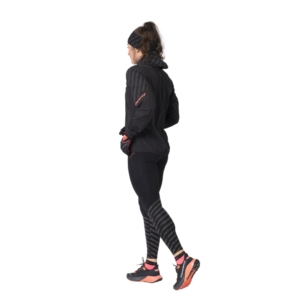DYNAFIT Trail Reflective Wind Jacket Women Black Out