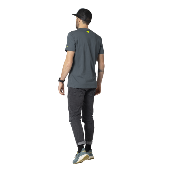 DYNAFIT Blacklight Cotton Tee Shirt Men Cinder Blacklight