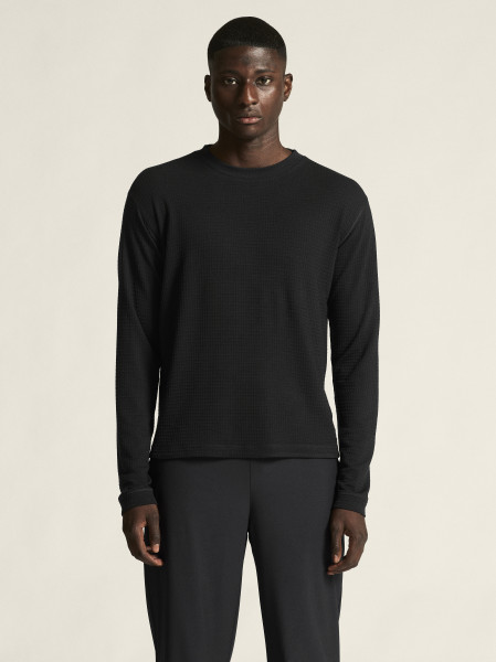 CRAFT Wool Waffle Černá